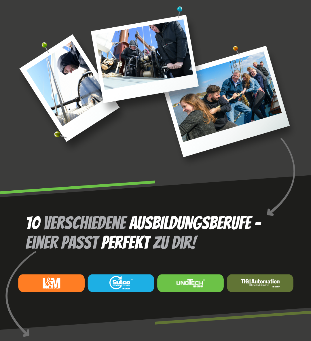 10 verschiedene AUSBILDUNGsberufe - einer passt perfekt zu dir!