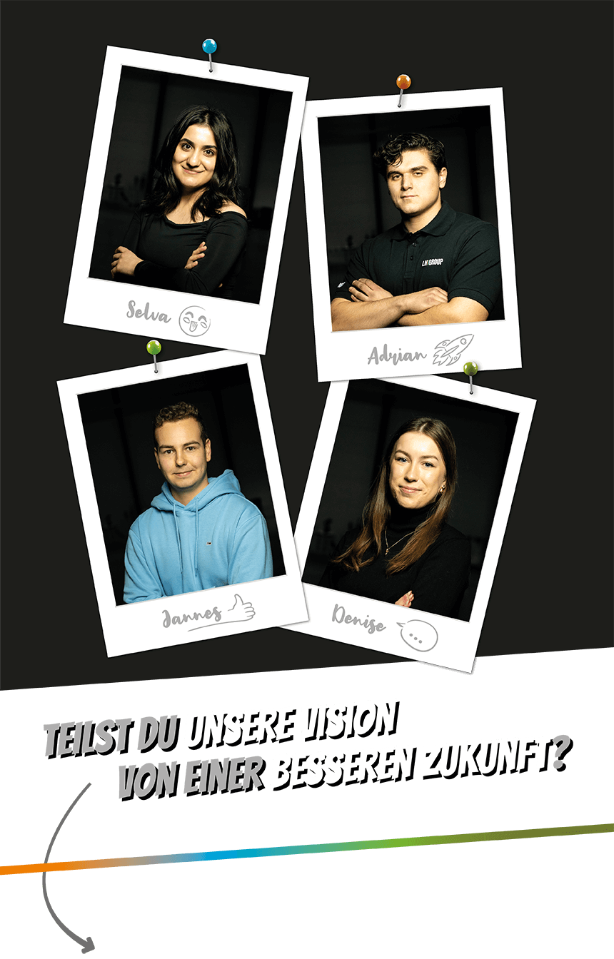 TEILST DU Unsere Vision von Einer besseren Zukunft?